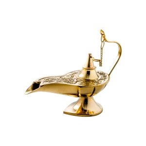 Gifts From Dubai Brass Aladdin Lamp 5'