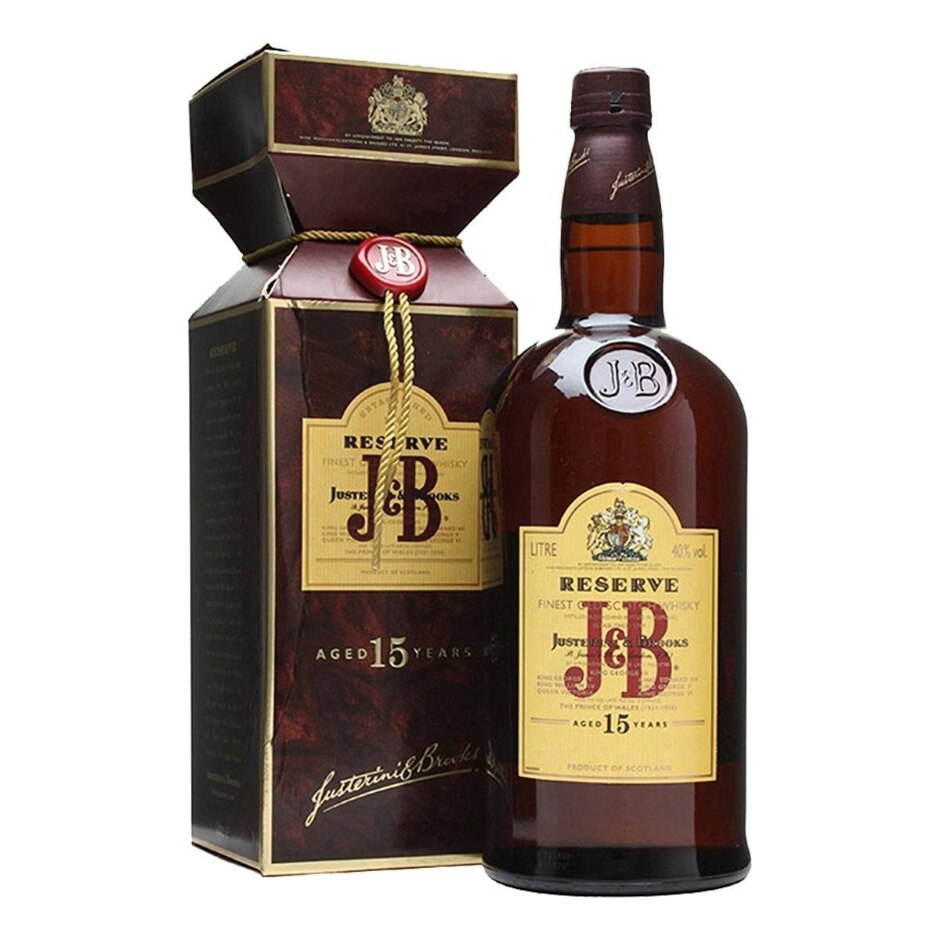 J&B Reserve 15Year Old Blended Scotch Whisky 1L