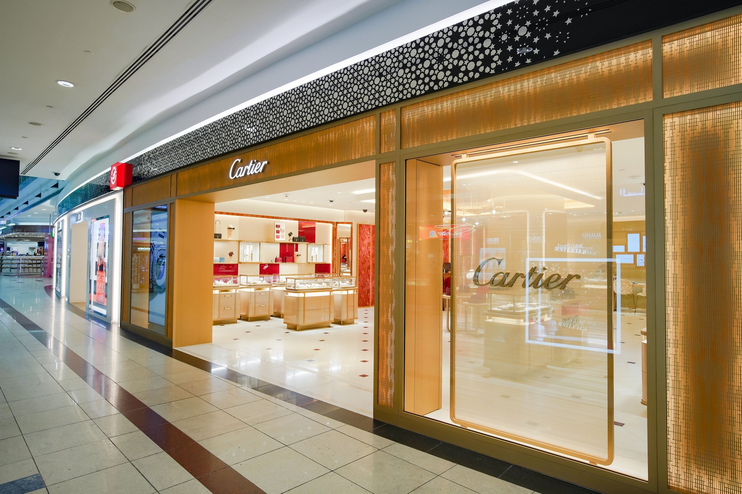 Cartier boutique in Concourse B